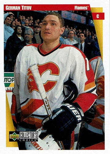#39 German Titov - Calgary Flames - 1997-98 Collector's Choice Hockey