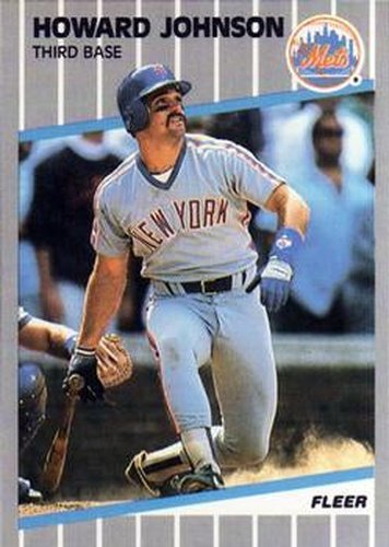 #39 Howard Johnson - New York Mets - 1989 Fleer Baseball