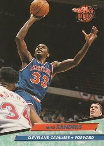 #39 Mike Sanders - Cleveland Cavaliers - 1992-93 Ultra Basketball