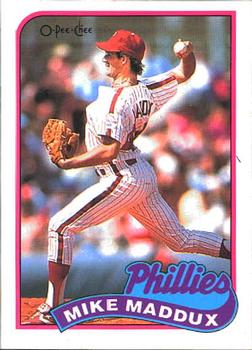 #39 Mike Maddux - Philadelphia Phillies - 1989 O-Pee-Chee Baseball