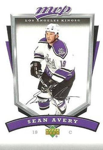 #139 Sean Avery - Los Angeles Kings - 2006-07 Upper Deck MVP Hockey