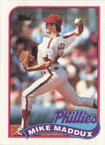 #39 Mike Maddux - Philadelphia Phillies - 1989 Topps Baseball