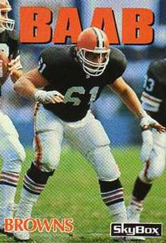 #39 Mike Baab - Cleveland Browns - 1992 SkyBox Impact Football