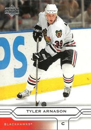 #39 Tyler Arnason - Chicago Blackhawks - 2004-05 Upper Deck Hockey