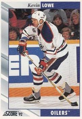 #39 Kevin Lowe - Edmonton Oilers - 1992-93 Score USA Hockey