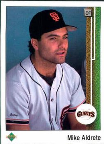 #239 Mike Aldrete - San Francisco Giants - 1989 Upper Deck Baseball