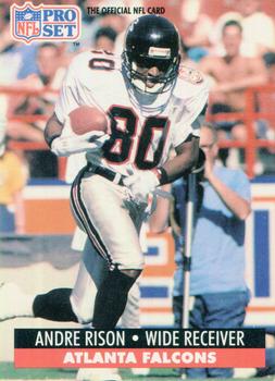 #439 Andre Rison - Atlanta Falcons - 1991 Pro Set Football