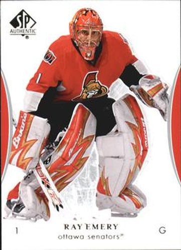 #39 Ray Emery - Ottawa Senators - 2007-08 SP Authentic Hockey