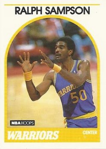 #39 Ralph Sampson - Golden State Warriors - 1989-90 Hoops Basketball