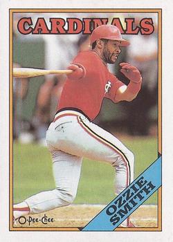 #39 Ozzie Smith - St. Louis Cardinals - 1988 O-Pee-Chee Baseball