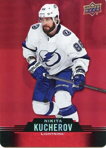 #DC-39 Nikita Kucherov - Tampa Bay Lightning - 2020-21 Upper Deck Tim Hortons Hockey - Red Die Cut