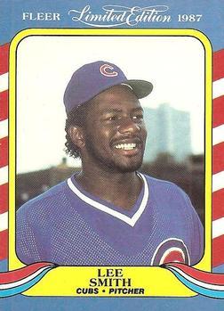 #39 Lee Smith - Chicago Cubs - 1987 Fleer Limited Edition Baseball