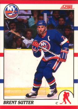 #39 Brent Sutter - New York Islanders - 1990-91 Score Canadian Hockey