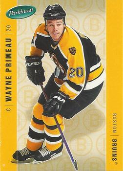 #39 Wayne Primeau - Boston Bruins - 2005-06 Parkhurst Hockey