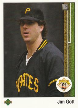 #539 Jim Gott - Pittsburgh Pirates - 1989 Upper Deck Baseball