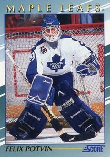 #39 Felix Potvin - Toronto Maple Leafs - 1992-93 Score Young Superstars Hockey