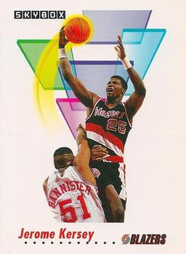 #239 Jerome Kersey - Portland Trail Blazers - 1991-92 SkyBox Basketball