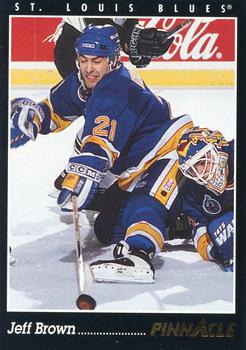 #39 Jeff Brown - St. Louis Blues - 1993-94 Pinnacle Hockey