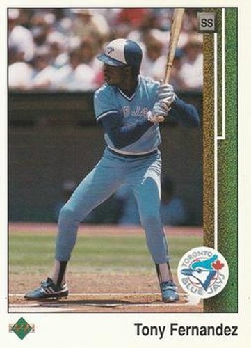 #139 Tony Fernandez - Toronto Blue Jays - 1989 Upper Deck Baseball