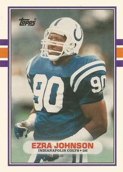 #39T Ezra Johnson - Indianapolis Colts - 1989 Topps Traded Football