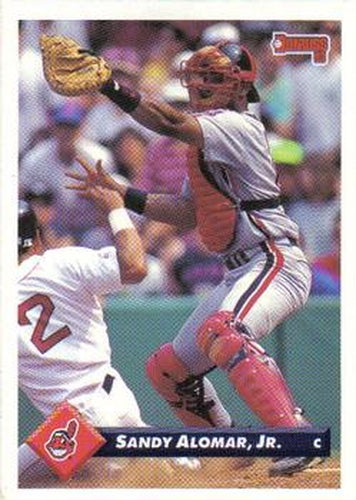 #39 Sandy Alomar Jr. - Cleveland Indians - 1993 Donruss Baseball