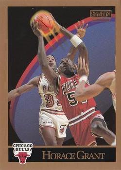 #39 Horace Grant - Chicago Bulls - 1990-91 SkyBox Basketball