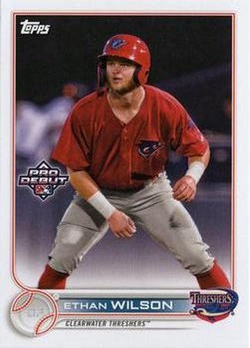 #PD-39 Ethan Wilson - Clearwater Threshers - 2022 Topps Pro Debut Baseball