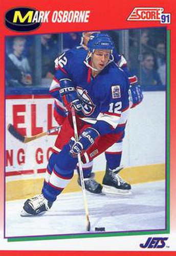 #39 Mark Osborne - Winnipeg Jets - 1991-92 Score Canadian Hockey