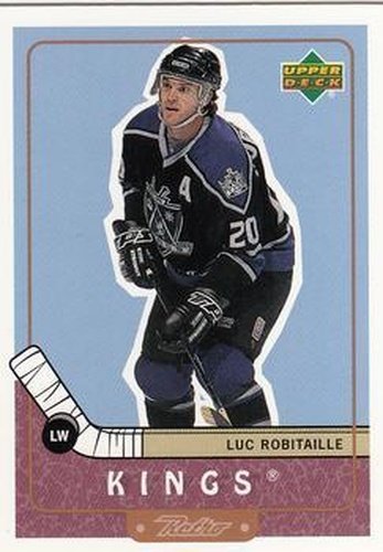 #39 Luc Robitaille - Los Angeles Kings - 1999-00 Upper Deck Retro Hockey