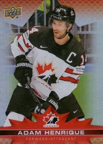 #39 Adam Henrique - Canada - 2021-22 Upper Deck Tim Hortons Team Canada Hockey