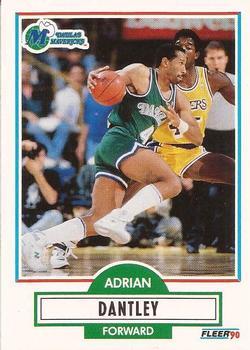 #39 Adrian Dantley - Dallas Mavericks - 1990-91 Fleer Basketball