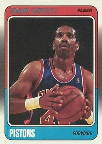 #39 Adrian Dantley - Detroit Pistons - 1988-89 Fleer Basketball