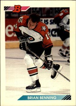#39 Brian Benning - Philadelphia Flyers - 1992-93 Bowman Hockey