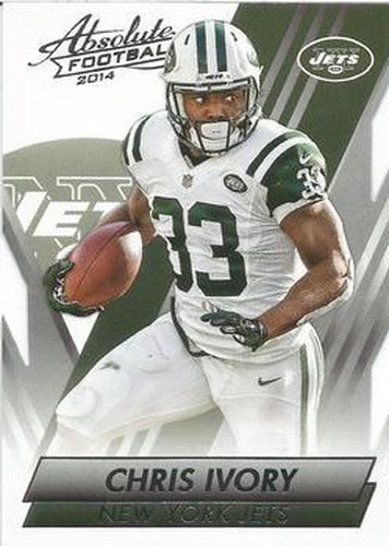 #39 Chris Ivory - New York Jets - 2014 Panini Absolute - Retail Football