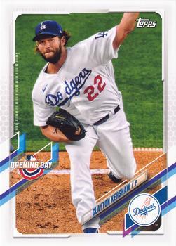 #39 Clayton Kershaw - Los Angeles Dodgers - 2021 Topps Opening Day Baseball