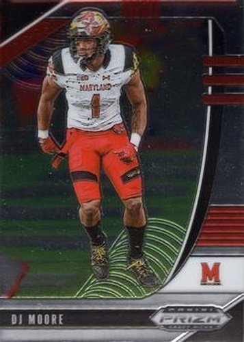 #39 DJ Moore - Maryland Terrapins - 2020 Panini Prizm Draft Picks Football
