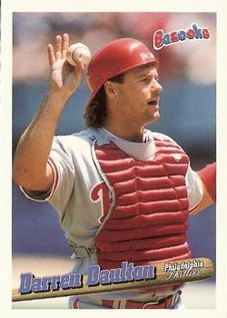 #39 Darren Daulton - Philadelphia Phillies - 1996 Bazooka Baseball