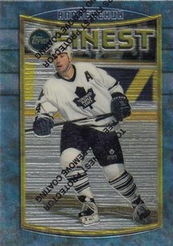 #39 Dave Andreychuk - Toronto Maple Leafs - 1994-95 Finest Hockey
