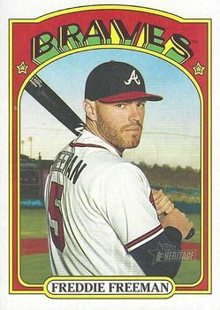 #39 Freddie Freeman - Atlanta Braves - 2021 Topps Heritage Baseball