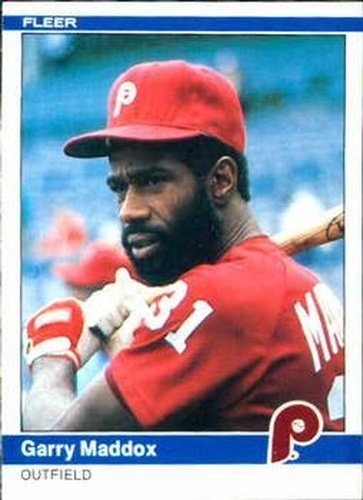 #39 Garry Maddox - Philadelphia Phillies - 1984 Fleer Baseball