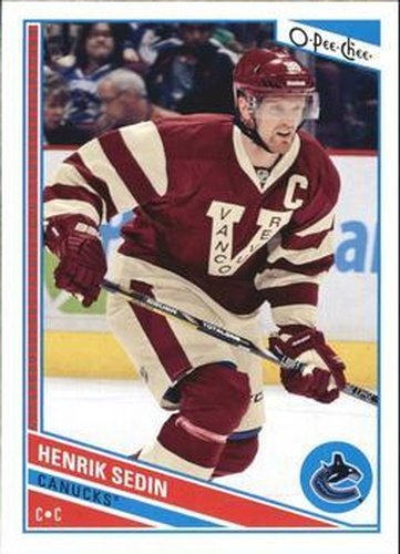 #39 Henrik Sedin - Vancouver Canucks - 2013-14 O-Pee-Chee Hockey