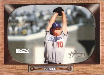 #39 Hideo Nomo - Los Angeles Dodgers - 2004 Bowman Heritage Baseball
