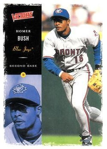 #39 Homer Bush - Toronto Blue Jays - 2000 Upper Deck Victory Baseball