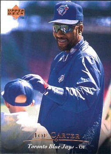 #39 Joe Carter - Toronto Blue Jays - 1995 Upper Deck Baseball