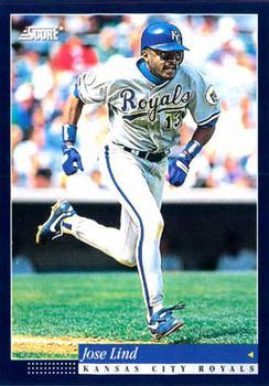 #39 Jose Lind - Kansas City Royals -1994 Score Baseball