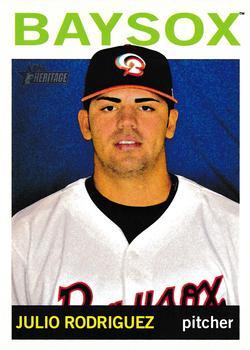 #39 Julio Rodriguez - Bowie Baysox - 2013 Topps Heritage Minor League Baseball