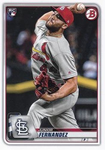 #39 Junior Fernandez - St. Louis Cardinals - 2020 Bowman Baseball