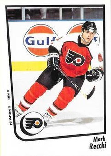 #39 Mark Recchi - Philadelphia Flyers - 1994-95 Panini Hockey Stickers
