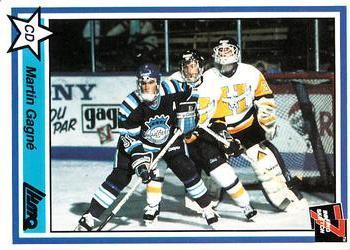 #39 Martin Gagne - Chicoutimi Sagueneens - 1990-91 7th Inning Sketch QMJHL Hockey