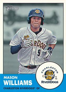 #39 Mason Williams - Charleston RiverDogs - 2012 Topps Heritage Minor League Baseball